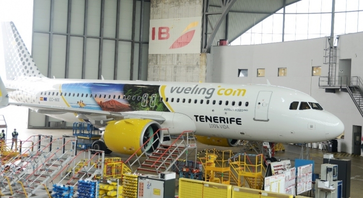 Vueling lucirá la imagen de Tenerife por toda Europa