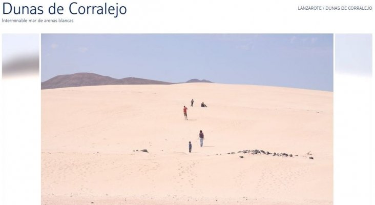 Dunas de Corralejo, Fuerteventura en "Lanzarote"