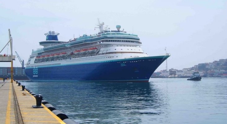 Llegada de crucero al Puerto Internacional Marítimo de La Guaira, estado Vargas.