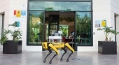 Solución robótica de Mocca para el delivery en mesa | Foto: Les Roches en Marbella