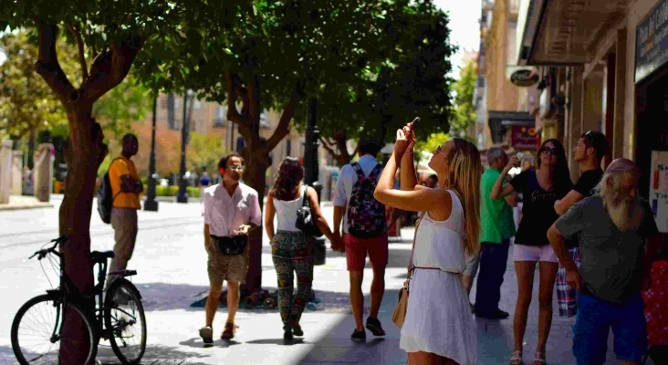 Turistas en recuperación