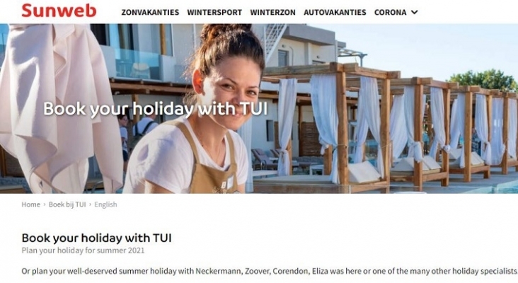 El grupo turístico Sunweb "anima" a los turistas a reservar sus vacaciones con un competidor
