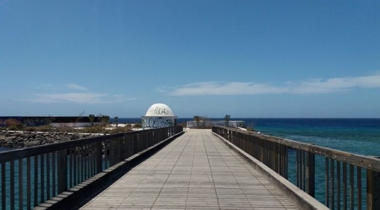 Actos vandálicos en el islote de la fermina ( Lanzarote)