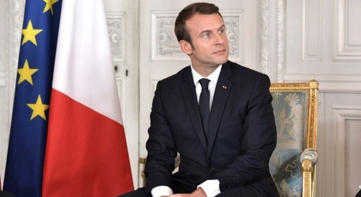 Francia prorroga el estado de emergencia sanitaria hasta el 1 de junio, pero no prohíbe los viajes  En la imagen, Emmanuel Macron, presidente de la República Francesa  Foto Kremlin.ru (CC BY 4.0)