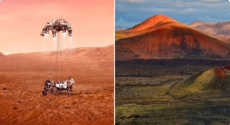 Canarias protagoniza la llegada de un nuevo vehículo de la NASA a Marte