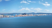 Vista aérea de La Manga del Mar Menor, en Murcia Foto Sergio González