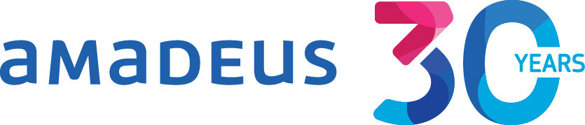 Logo del 30 aniversario de Amadeus