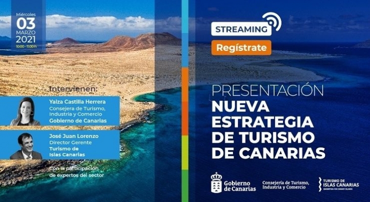 Turismo de Canarias presentará el próximo 3 de marzo su nueva estrategia de transformación