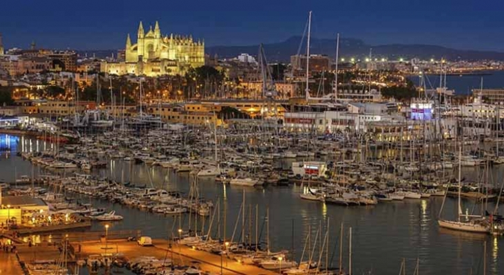 Paseo Marítimo de Palma (Mallorca, Islas Baleares).