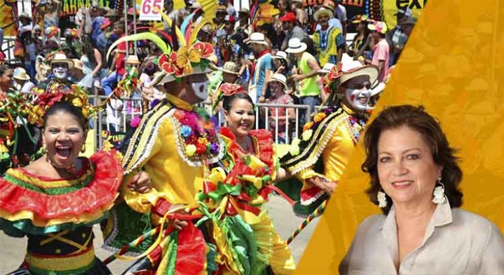 Carla Celia Martínez-Aparicio, directora del Carnaval de Barranquilla (Colombia),