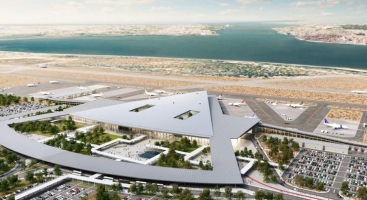 Paralizan la construcción de un nuevo aeropuerto internacional en Lisboa (Portugal). Foto de Vinci. Recuperado de www.publico.es.