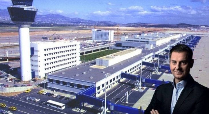 Aeropuerto de Atenas con Harry Theocharis. Foto de news.gtp.gr