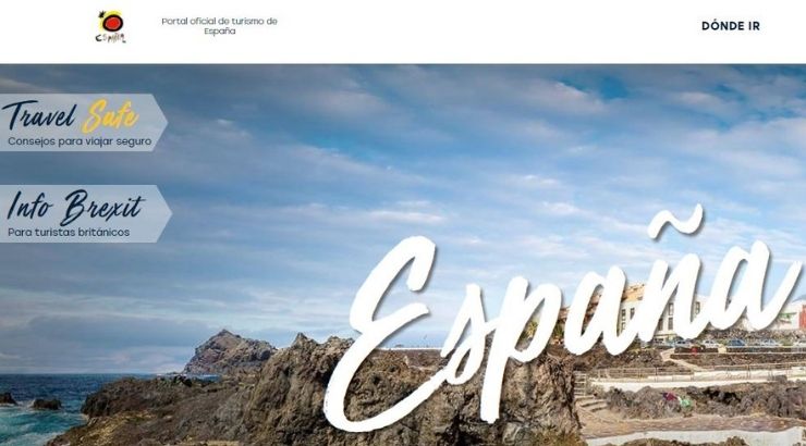 Portal oficial de Turismo España