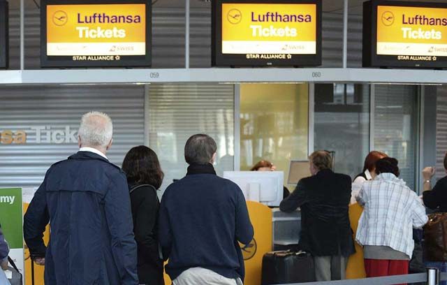 Mostradores de Lufthansa