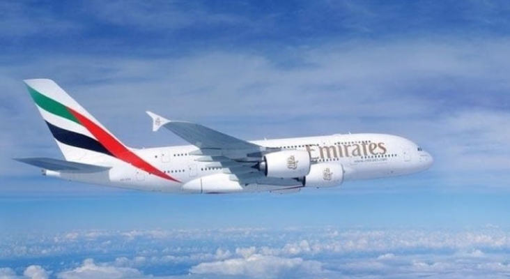 Avión de Emirates (A380)   Foto  Emirates