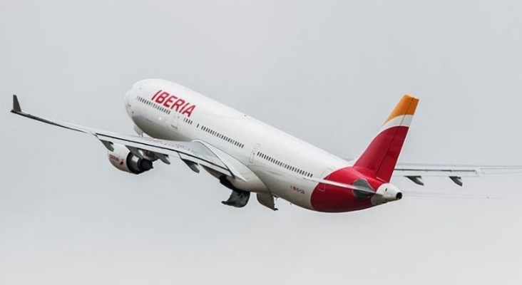 Avión Airbus A330-300 de la compañía | Foto: Iberia 