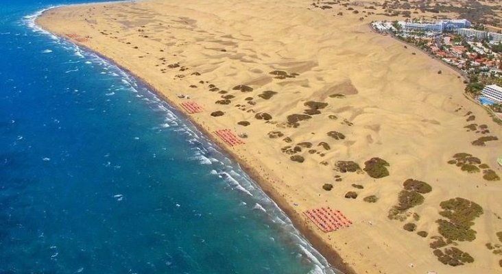 Playa de Maspalomas, en Gran Canaria