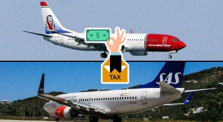 Norwegian y SAS en contra de la nueva tasa aérea de Noruega