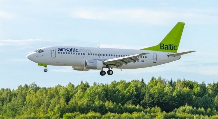 Avión de Air Baltic