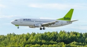 Avión de Air Baltic