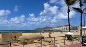 Arte con arena. Playa de Las Canteras. Foto Tourinews