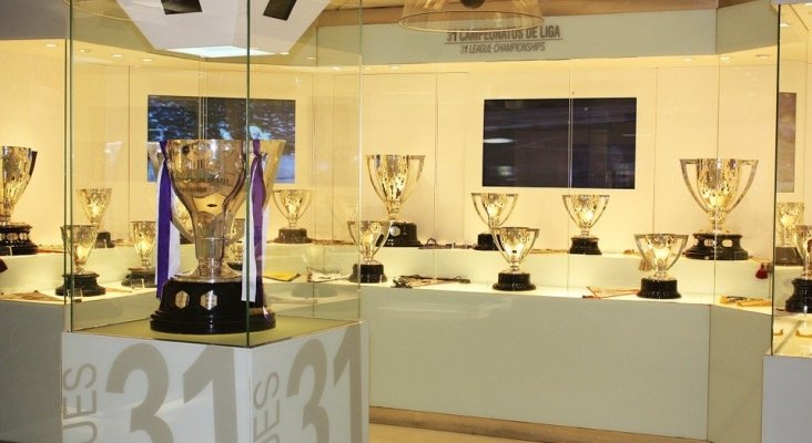 Sala de Trofeos del Museo del Real Madrid