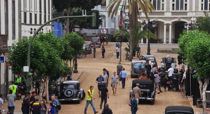 Rodaje de Allied en Las Palmas de Gran Canaria