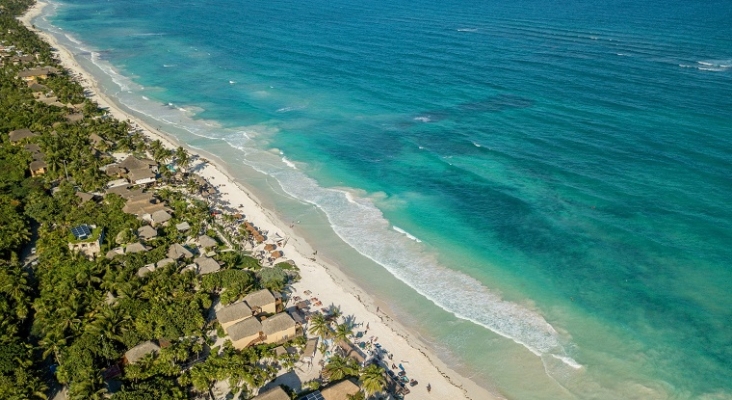 Franja costera de Tulum