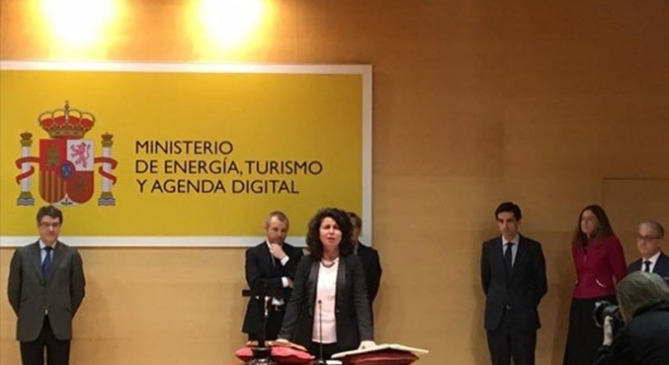 Matilde Asián jura su cargo como secretaria de Estado de Turismo