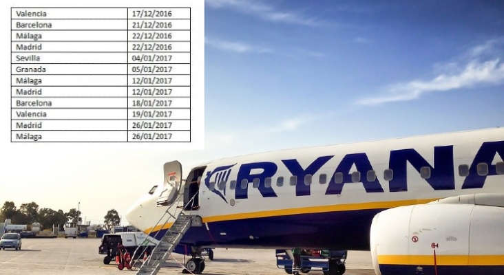 Ryanair convoca proceso de selección en España para tripulantes