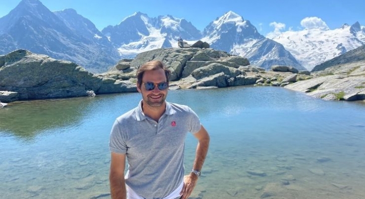 Roger Federer se convierte en embajador turístico de Suiza. Twitter @rogerfederer.