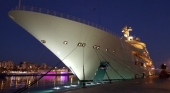 Un yate de 540 millones de euros, en la marina de lujo One Ocean Port Vell de Barcelona