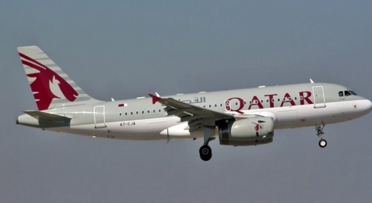 Avión de Qatar Airways