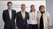 Pablo Llinares, gerente del Patronato de Turismo de Gran Canaria; Ángel Víctor Torres, El vicepresidente del Cabildo de Gran Canaria; Inés Jiménez, consejera de Turismo de Gran Canaria; y María Escario, periodista 