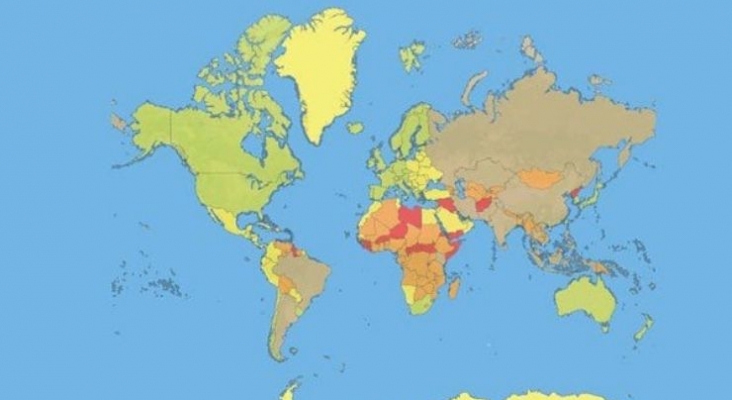 Los países más inseguros para viajar en 2017