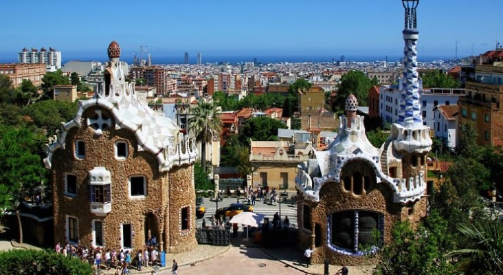 Parc Guel en Barcelona