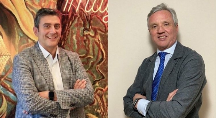 Pablo Parrilla y Carlos Garrido, vicepresidente y presidente de la Confederación Española de Agencias de Viajes (CEAV)