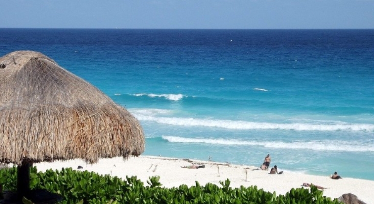 Playa en Cancún, México