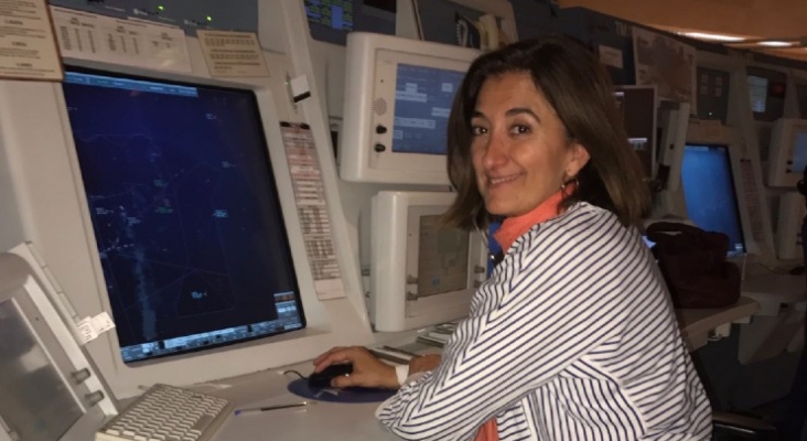 Mercedes Varona, controladora radar y secretaria general de Aprocta