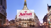 La marca de lujo JW Marriott debutará en España en 2022 con un hotel en Madrid | Fotomontaje vista de la zona céntrica en la Plaza de Canalejas | lamela.com