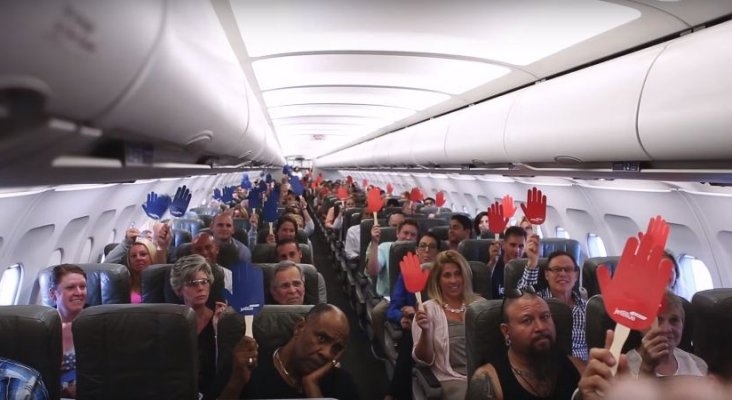 JetBlue ofreció a sus pasajeros un viaje gratis con la condición de que todos eligiesen el mismo destino