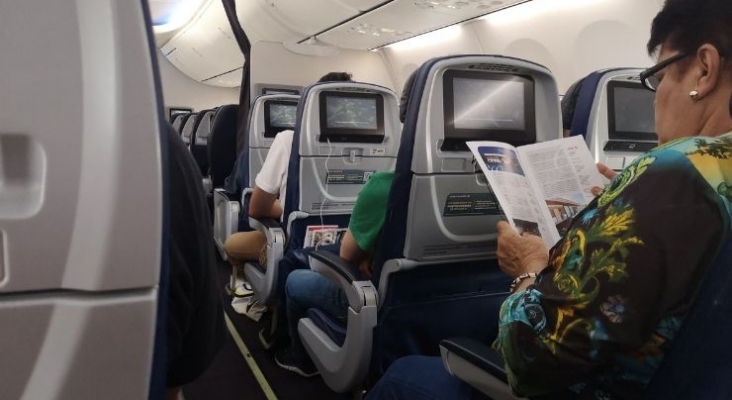 Interior de un avión de Aeroméxico | Foto: Tourinews©