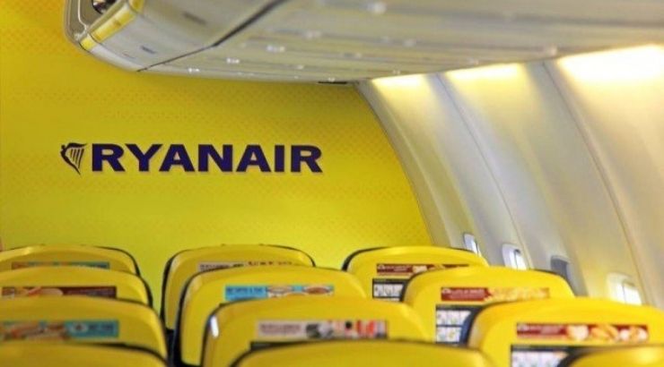 Cabina vacía de un avión de Ryanair | Foto: Archivo