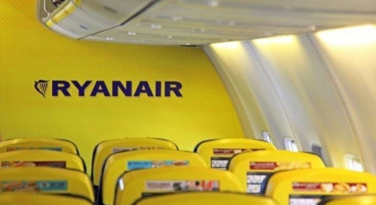 Cabina vacía de un avión de Ryanair | Foto: Archivo