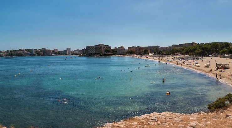 Playa de Palmanova, en Mallorca.