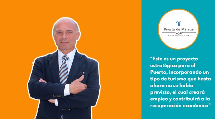 Carlos Rubio, presidente de la Autoridad Portuaria de Málaga. Foto de puertomalaga.com