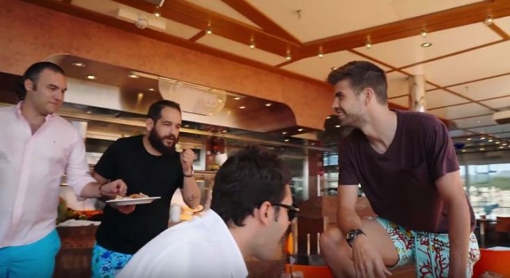 Captura del video a bordo del Costa Diadema