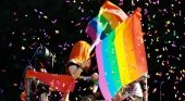 La cantante Alaska en una carroza del Orgullo Gay
