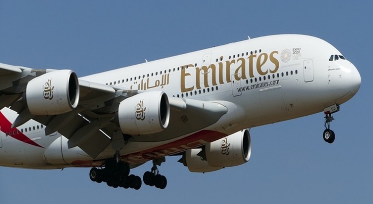 Avión de Emirates