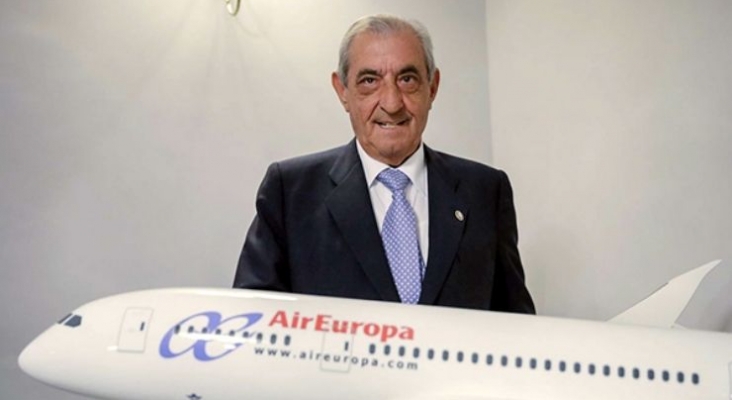 Juan José Hidalgo, presidente del grupo Globalia Corporación Empresarial y la aerolínea Air Europa | Foto: Globalia